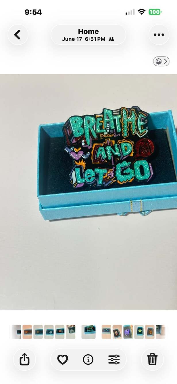 Twiddles Mahali Breathe And Let Go Enamel Pin Limited Edition 142/150